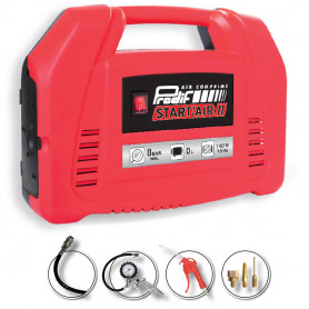 Compresseur portatif 1,5 CV sans huile 016SHK + accessoires PRODIF Compresseur portatif 1,5 CV sans huile 016SHK + accessoires PRODIF