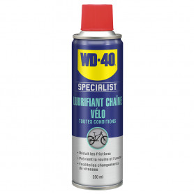 Lubrifiant Chaîne Vélo toutes conditions 250ml WD-40 SPECIALIST Lubrifiant Chaîne Vélo toutes conditions 250ml WD-40 SPECIALIST