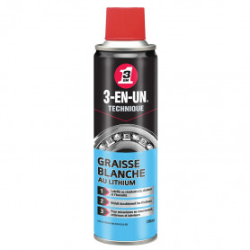 Graisse Blanche au Lithium 250ml 3-EN-UN Graisse Blanche au Lithium 250ml 3-EN-UN