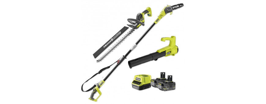 Pack d'outils jardin à moteur