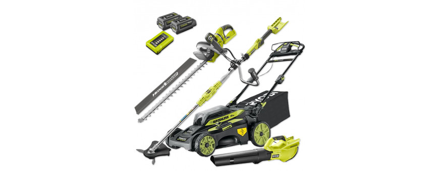 Pack d'outils jardin à moteur