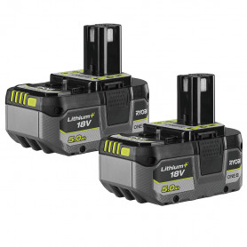 Lot de 2 Batteries RB1850XG 18V ONE+ 5,0Ah RYOBI Lot de 2 Batteries RB1850XG 18V ONE+ 5,0Ah RYOBI