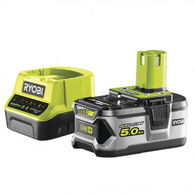 Pack énergie 18V ONE+ : Chargeur rapide RC18120 + Batterie IntelliCell RB18L50G 5,0Ah RYOBI Pack énergie 18V ONE+ : Chargeur rapide RC18120 + Batterie IntelliCell RB18L50G 5,0Ah RYOBI