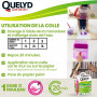Colle tous papiers peints avec indicateur coloré 150g QUELYD