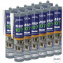 Lot de 12 Mastics multi-usages colle et joint MSP 107 290ml (Blanc, Gris, Brun ou Noir) BOSTIK