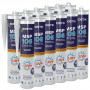 Lot de 12 Mastics transparents MSP 106 Crystal 290ml BOSTIK
