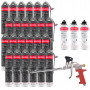 Pack 24 Mousses colle univ SpeedFix Construction 878 pistolable 690ml PENOSIL + 3 Nettoyants FoamCleaner 929 500ml + Pistolet