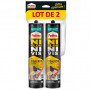 Colle de fixation Ni Clou Ni Vis Fix Idéal Bois 2x370g PATTEX