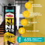 Colle de fixation Ni Clou Ni Vis Fix Idéal Bois 2x370g PATTEX