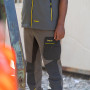 Pantalon de travail élastique avec renforts DYNAMIC gris KAPRIOL
