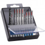 Coffret de 10 lames de scie sauteuse Bois et Métal BOSCH