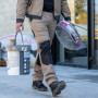 Pantalon de travail bicolore multipoches PRIAM Beige/Gris sombre LMA