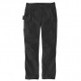Pantalon de travail double front stretch Steel Rugged noir CARHARTT