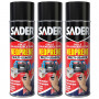 Lot de 3 Colles multi-usages pulvérisable type néoprène 200ml SADER