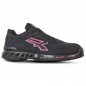 Chaussures de sécurité basses pour femme MICHELLE s ESD S1PS FO SR noir-rose U.POWER Chaussures de sécurité basses pour femme MICHELLE s ESD S1PS FO SR noir-rose U.POWER