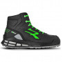 Chaussures de sécurité hautes KENT s ESD S3S CI FO SR noir-vert U.POWER