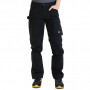 Pantalon de travail modulable 2en1 Fibreflex® CONVERT noir RICA LEWIS