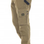 Pantalon de travail multipoches Fibreflex® JOBC camel RICA LEWIS