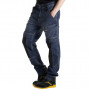Pantalon de travail coupe carpenter Fibreflex® HAMMER2 bleu-noir RICA LEWIS