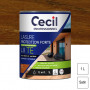 Lasure Toutes Essences de Bois LX TE Teck 1L CECIL PROFESSIONNEL