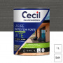 Lasure Toutes Essences de Bois LX TE Anthracite 1L CECIL PROFESSIONNEL