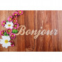 Tapis absorbant BOSTON Bonjour Fleurs 40x60cm