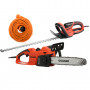PACK - DOLMAR Taille-Haie Électrique 670W 55 cm HT5510 + Tronçonneuse Électrique 1800W 35 cm ES39TLC + Rallonge 40m
