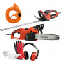 PACK - DOLMAR Taille-Haie Électrique 670W 55cm HT5510 + Tronçonneuse 1800W 35cm ES39TLC + Rallonge 20m + Équipements Protection