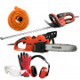 PACK - DOLMAR Taille-Haie Électrique 670W 55cm HT5510 + Tronçonneuse 1800W 35cm ES39TLC + Rallonge 40m + Équipements Protection