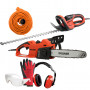 PACK - DOLMAR Taille-Haie Électrique 670W 65cm HT6510 + Tronçonneuse 1800W 35cm ES39TLC + Rallonge 40m + Équipements Protection