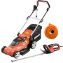 PACK - DOLMAR Tondeuse Électrique 1600W 41 cm EM410 + Taille-Haie Électrique 670W 55 cm HT5510 + Rallonge 40m