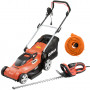 PACK - DOLMAR Tondeuse Électrique 1600W 41 cm EM410 + Taille-Haie Électrique 670W 65 cm HT6510 + Rallonge 40m