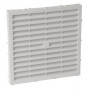 Grille d'aération carrée à bâtir - avec moustiquaire
