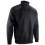 LMA Sweat Col Camionneur Bicolore Noir BERLIN 8090