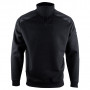 LMA Sweat Col Camionneur Bicolore Noir BERLIN 8090