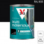 V33 Peinture Extérieure Multi-matériaux RAL 9005 Noir mat poudré 1,5L