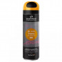 SOPPEC Traceur de Chantier Éphémère Fluorescent Orange 1 Mois S MARK - Aérosol 500ml