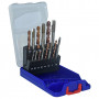TIVOLY Coffret 14 Pièces - 7 Tarauds HSS GUN M3-M12 + 7 Forets HSS FURIUS Fusio Ø2,5-10,2 mm
