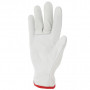 SINGER Gants Cuir Pleine Fleur de Bovin Coloris Naturel avec Serrage Élastique C50F