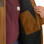 CARHARTT Veste Montana Rugged Flex™ Duck Isolée - Relaxed Fit - Coton Doublée Marron