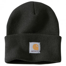 CARHARTT Bonnet Knit Cuffed Beanie - Noir CARHARTT Bonnet Knit Cuffed Beanie - Noir