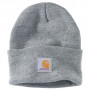 CARHARTT Bonnet Knit Cuffed Beanie - Gris clair