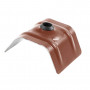 SCELL-IT Cavaliers Bac Acier Type C Sommet de Nervure RAL 8012 - Boîte 100 TRAPEZO-C