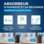 STARWAX Absorbeur d'Humidité Absodry Gris + 1 Tablette
