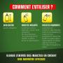 Aérosol Tous Insectes à base de pyrèthre 300ml K.PRO Vert