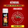 Aérosol Foudroyant Spécial Araignées 400ml  K.PRO Choc