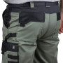 LMA Short de Travail Stretch Multipoches Zéro Métal Kaki ULYSSE 6156