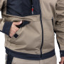 LMA Veste Zippée Bicolore Zéro Métal Beige/Noir CENTAURE 2345