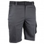 LMA Short de Travail Stretch Multipoches Zéro Métal Gris sombre DEDALE 6154