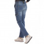 RICA LEWIS Jeans de Travail Multipoches Stretch pour Femme Bleu BETTY